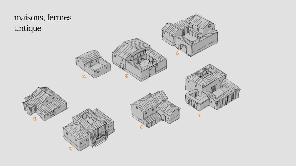 Maisons et fermes antiques