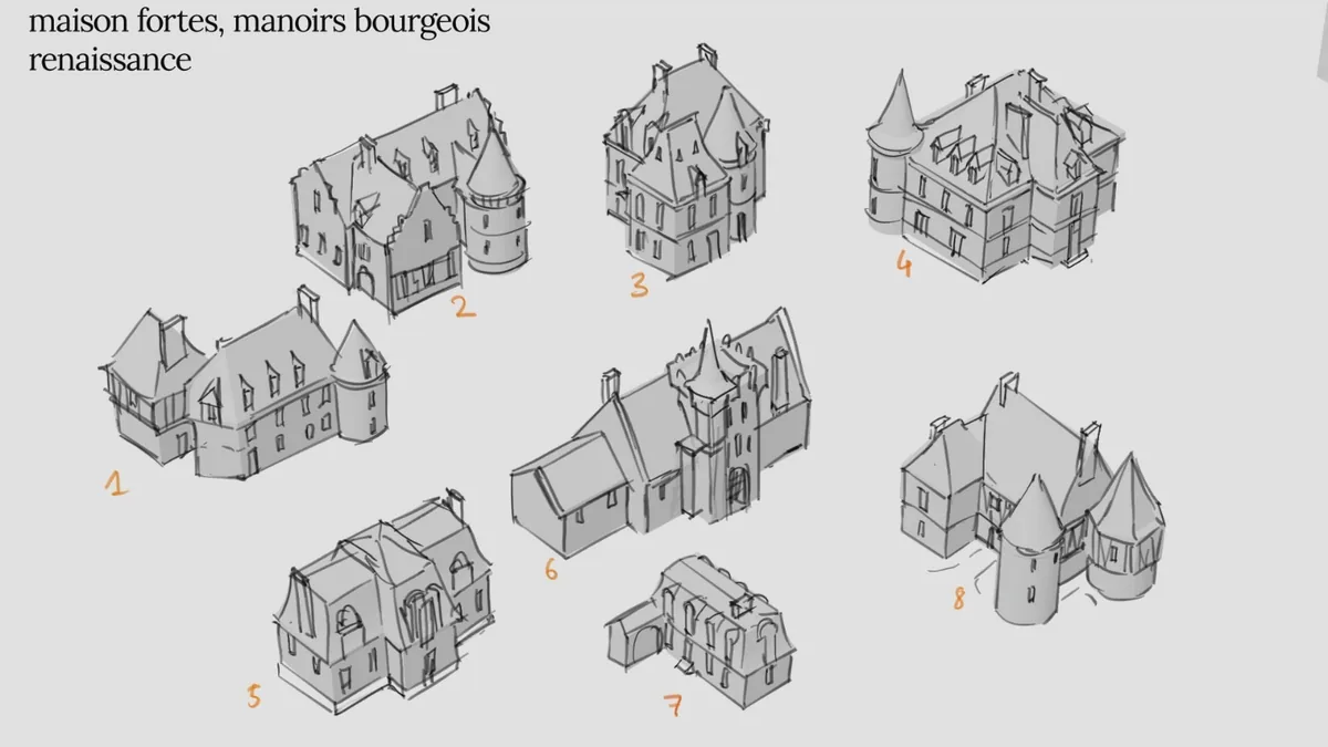 Maisons fortes et manoirs Renaissance